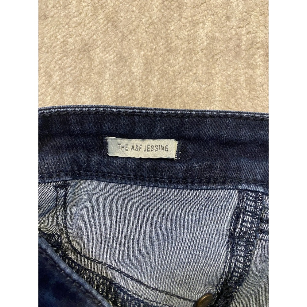 Abercrombie Fitch Jeans Womens 10R W30 L29 Blue The A&F Jegging Skinny - Picture 9 of 10